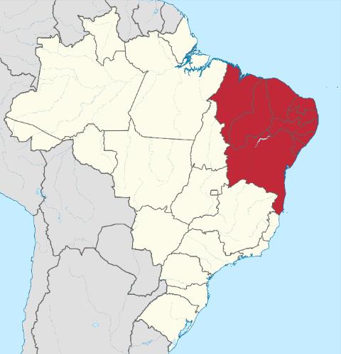 2. Informação e comparação com o Brasil Nordeste Brasileiro Área Proporção do Brasil População (est.