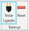 Neste painel Configurações de Comunicação, tem a possibilidade de definir as seguintes opções: Gateway IP IP Mask, mascara de IP; Timeout, tempo máximo de espera de aceso à balança; Número de