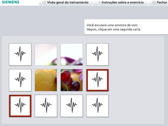 Exercícios earena Atenção aos sons, preparar, valendo! (2) HABILIDADES ENVOLVIDAS: Detecção, atenção, discriminação, fechamento auditivo e memória operacional.