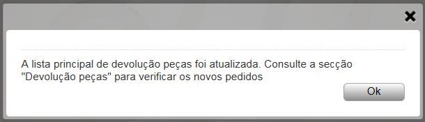 ewarranty Tela principal d ewarranty A devluçã de peças pel ewarranty é a funcinalidade que permite que s cncessináris pesquisem, visualizem e executem uma série de ações relacinadas a prcess de