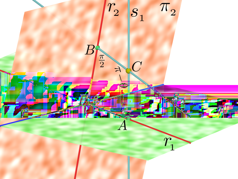 145 Geometria Analítica - Aula 1. Ângulo entre dois planos Definição Sejam π 1 : a 1 x + b 1 y + c 1 z d 1 e π : a x + b y + c z d dois planos no espaço.