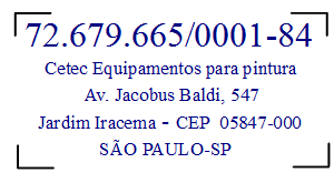 Componentes Termo de Garantia Este equipamento está garantido pelo prazo de 6 (seis ) meses posto fábrica CETEC SP.