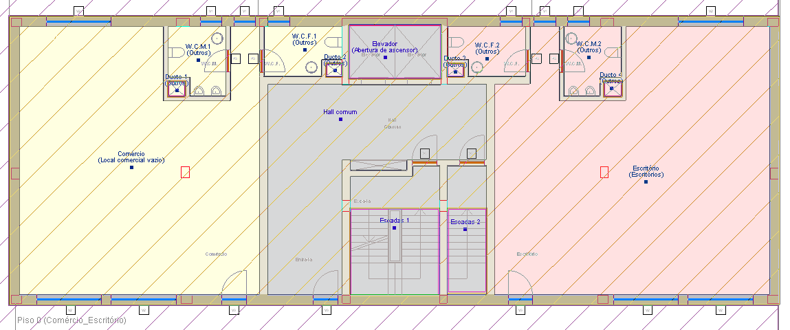 43 Fig. 3.42 Prima uma vez com o para terminar a introdução. As duas unidades de utilização ficam com os respectivos compartimentos preenchidos com uma determinada cor. Fig. 3.43 Prima em Subir de grupo para se situar no Piso 1 (Habitação).