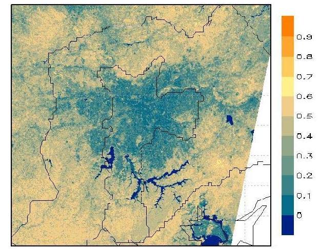 mostraram, através de modelagem numérica, que, durante o dia, construções mais altas podem levar a uma diminuição na temperatura do ar entre os prédios e, durante a noite, se gera um aquecimento