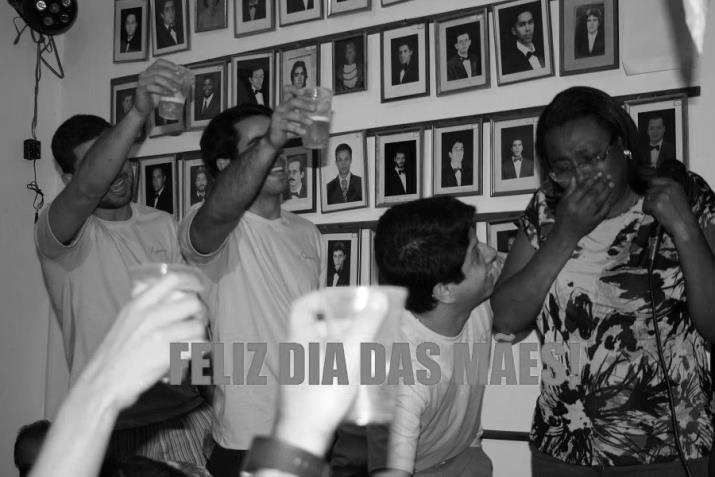 Foto: A ex-cumadre Jandira na festa do 12 de 2014. A imagem foi feita por Otávio Luiz Machado.