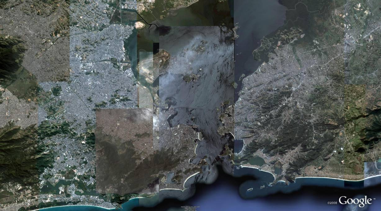 3.4 Rugosidade Para a elaboração do mapa de rugosidade do local a ser estudado foram utilizadas fotos de satélite do Google Earth, que