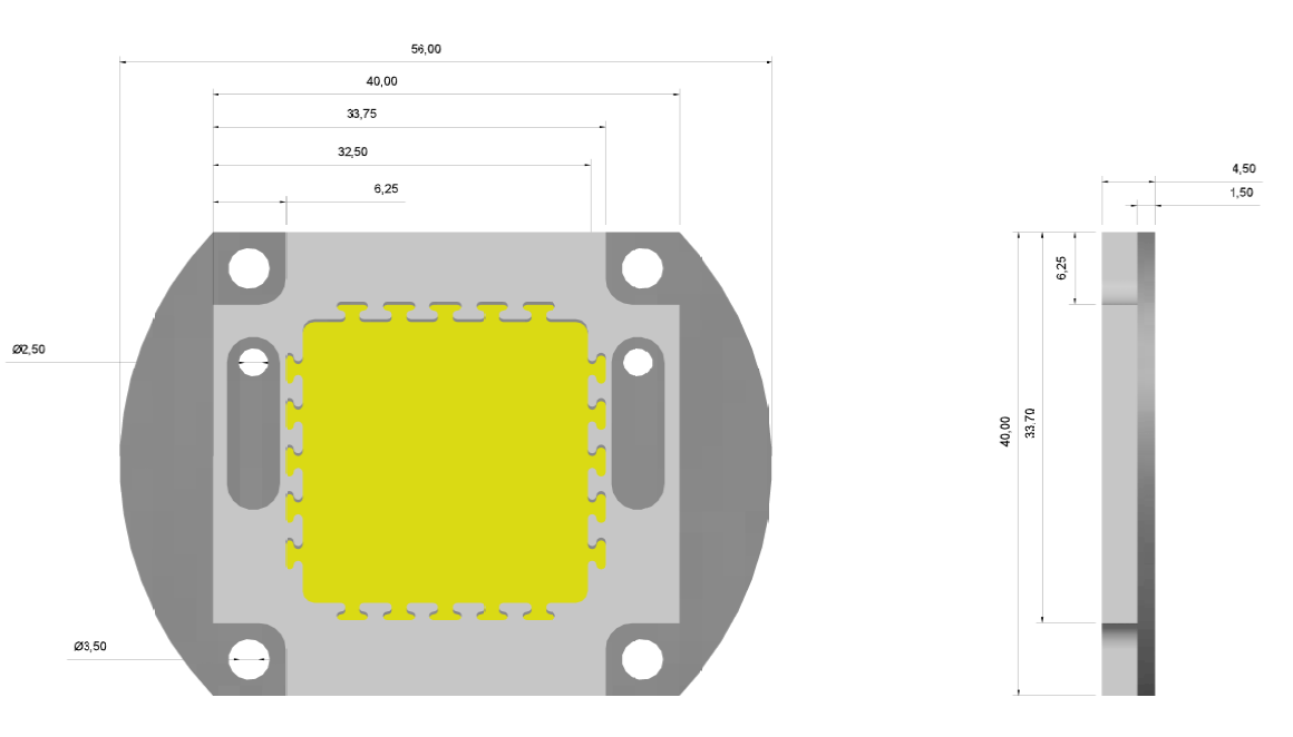 Cyrus V2 fonte de luz O desenho da família de lâmpadas Cyrus V2 de hiled está baseado na utilização de fontes de luz com tecnologia High Power LED.