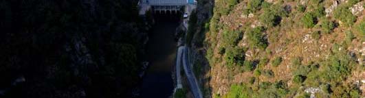 Hídrica - Produção hidroeléctrica Barragem do Cabril (Rio Zêzere) Ano 1954 Área da bacia hidrográfica (km²): 2.