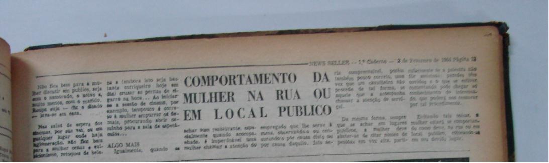 499 organizacional entre elas, a não ser falarem sobre mulheres, geralmente, sobre comportamento.