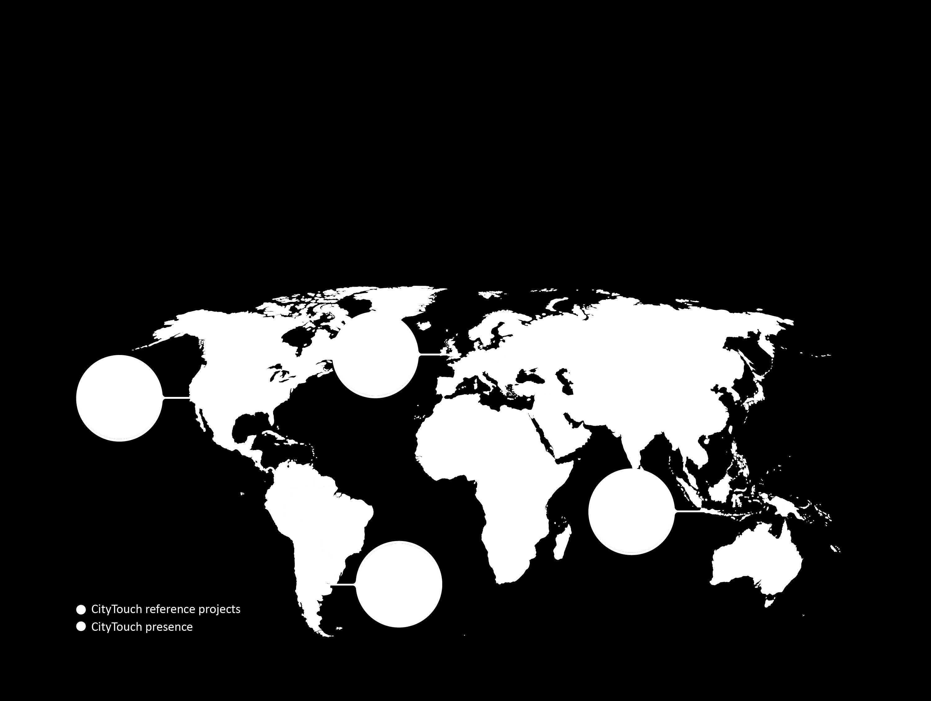 cidades, em 31 países, já utilizam CityTouch Projetos representativos de