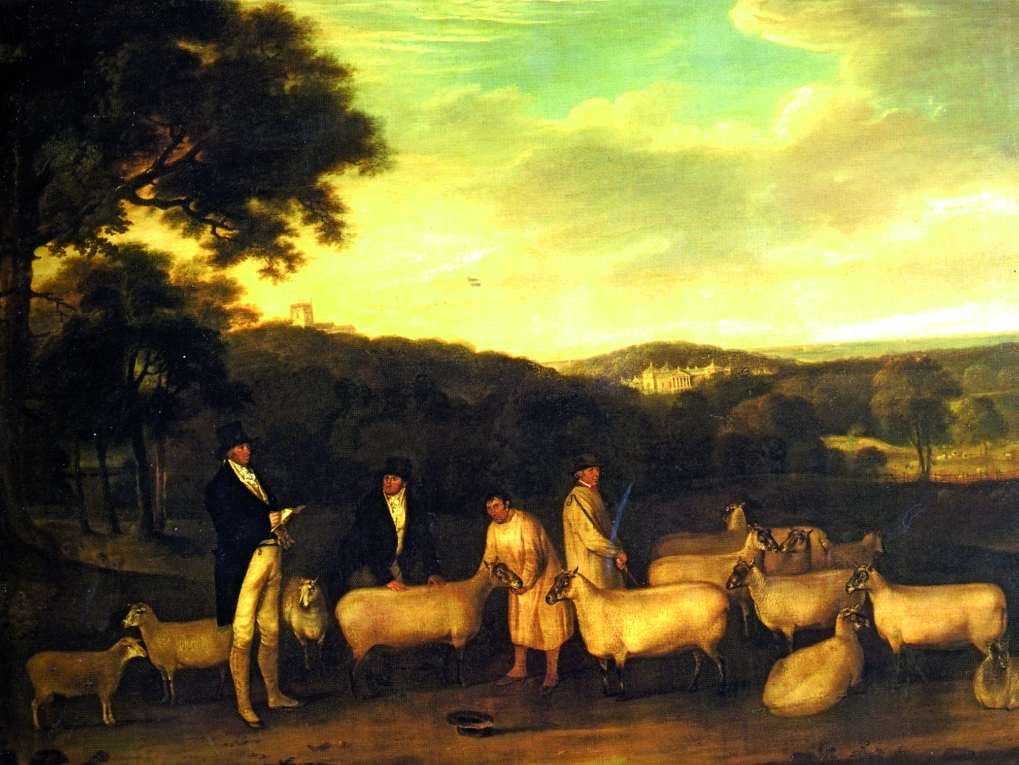 GRUPO I A ERA INDUSTRIAL: TRANSFORMAÇÕES NA EUROPA E NO MUNDO Documento 1 O proprietário rural inglês Thomas William Coke, pintura de Thomas Weaver (cerca de 1807) Documento 2 Produção de hulha