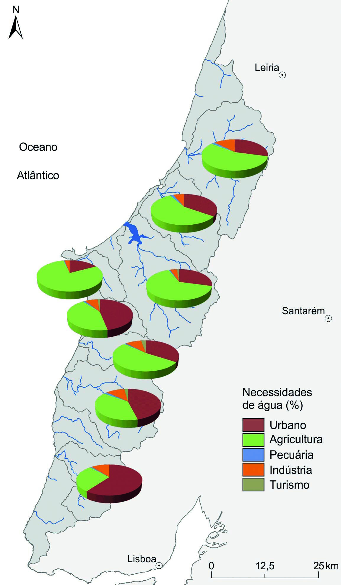 GRUPO II O mapa da Figura 2 consta da versão para consulta pública do Plano das Bacias Hidrográficas das ribeiras do Oeste. Fonte: www.arhtejo.