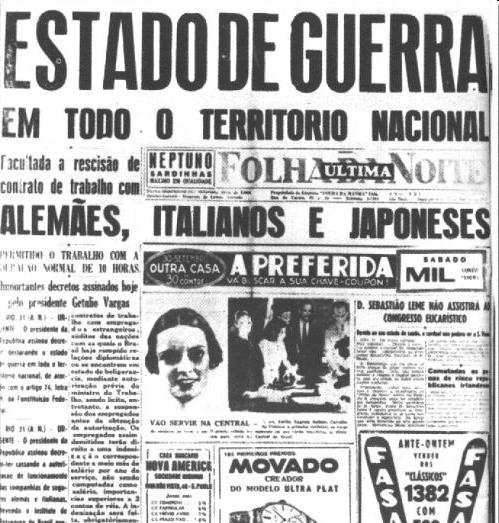 O Brasil na Segunda Guerra Mundial No início da guerra, o Brasil se manteve neutro, em 1942, durante a conferência dos países sulamericanos no Rio de Janeiro, estes países, a contragosto de Getúlio