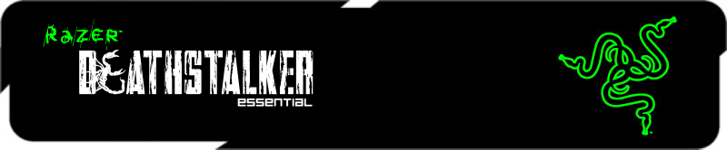 O teclado para jogos Razer DeathStalker Essential é projetado com uma arquitetura de teclas do tipo chiclet de baixo perfil para permitir atuações rápidas e uma distância mais curta de deslocamento