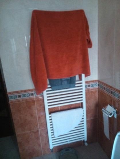 Figura 3 Radiador e toalheiro do sistema de aquecimento.