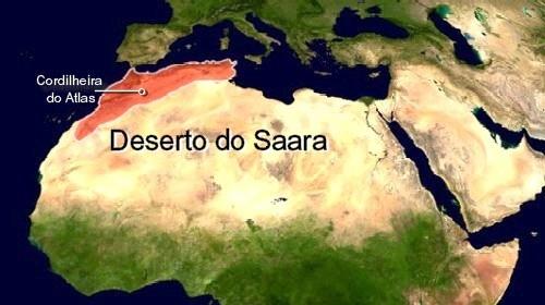 O Subsolo do deserto do Saara é rico em Ferro, Fósforo, Gás Natural e