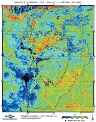 Mapeamento do risco de incêndio na Bacia do Alto Paraguai 788 utilizando dados AVHRR-NOAA GEOGRAFIA Os resultados mostraram que, quando livres da presença maciça de nuvens, as imagens de entrada