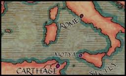 Com essas legiões os romanos conquistam primeiramente a Península Itálica.