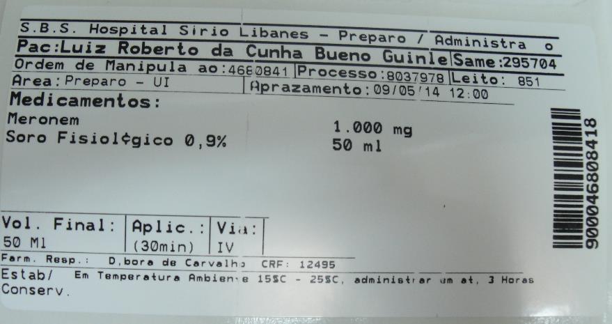 Preparo de Medicamentos