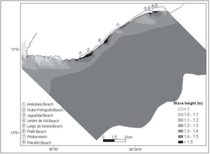 7.3 Potencialidade dos recursos minerais A cidade de Salvador é um dos mais importantes centros turísticos brasileiros e uma das suas maiores atrações são as praias arenosas ao longo dos seus 30 km