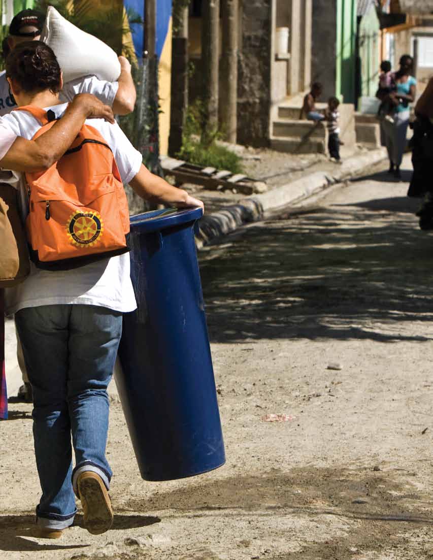 Como essas áreas estão relacionadas à Missão do Rotary?