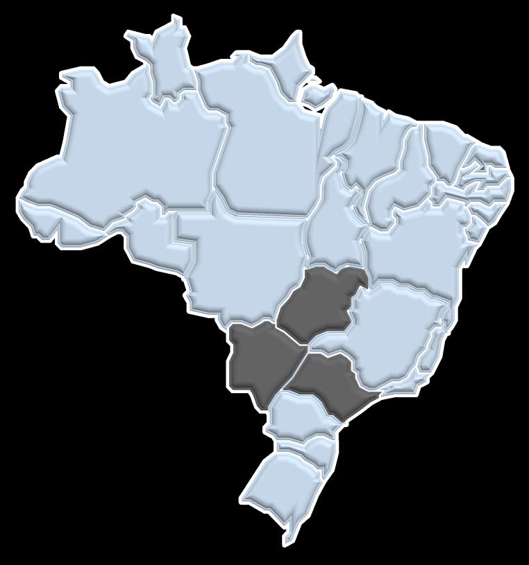 Pólos de produção - 2015 Pólo Goiás Pólo Mato Grosso do Sul 152 mil hectares para plantio 3 unidades Moagem de 15
