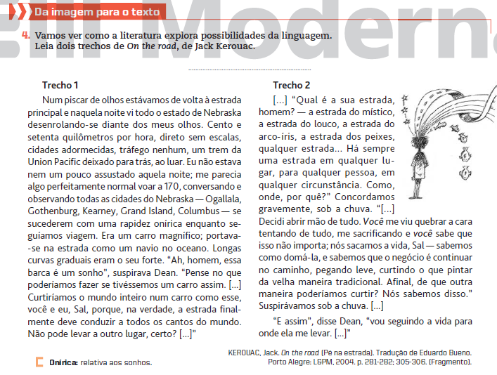 Livro-texto Abertura do Capítulo Boxe Biográfico: Traz informações sobre o autor nacional ou estrangeiro,