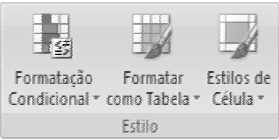 Formatação condicional 18 Um formato condicional altera a aparência de um intervalo de células com base em uma condição (ou critério).