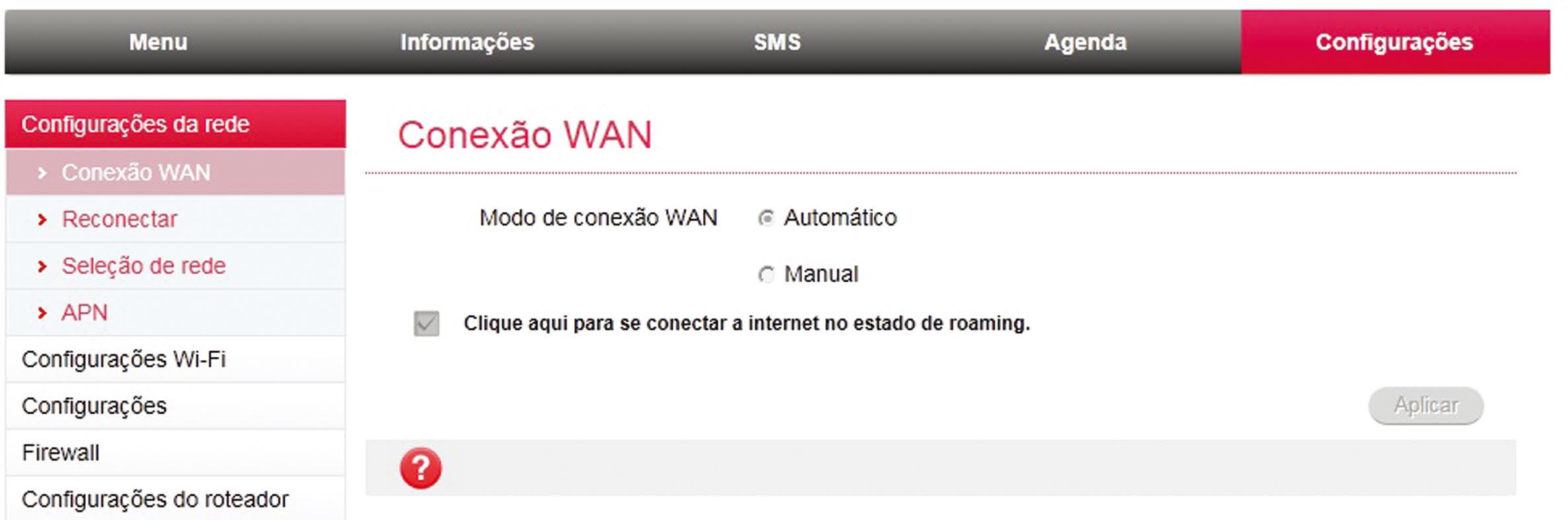 Para acessar a Internet: 1. Logando na página do dispositivo 4G. 1) Inicie o navegador de Internet e digite http://192.168.0.1 na barra de endereços.