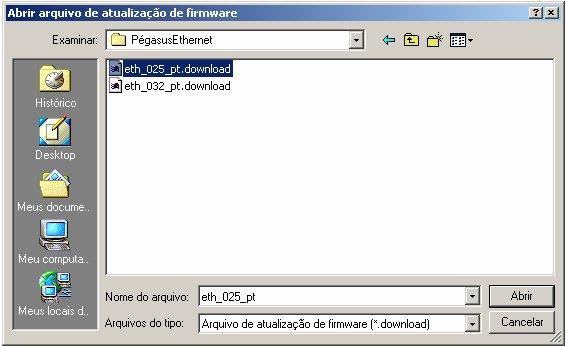 Atualizando o firmware do módulo. O termo FIRMWARE é utilizado para designar um programa residente em uma placa microcontrolada/microprocessada.