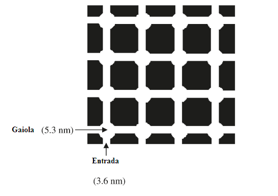 30 FIGURA 6 - Desenho esquemático do tipo e tamanho dos poros do SBA-16 (ZHANG. et.al., 2009). 4.3. Funcionalização Desde que os vários tipos de materiais mesoporosos ordenados como M41S, FSM 16,