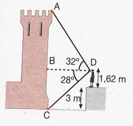 5) Observa a figura: No ponto T está colocado um observador. O ângulo sob o qual vê o Sol é de 32º. TO é a bissectriz do ângulo ATB. Qual o diâmetro do Sol se a distância TO = 150 10 6 Km?