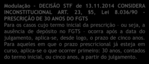 Aplicando o conhecimento Caso concreto Semana 9 Gilberto Cardoso foi admitido pela empresa Ômega Ltda. na função de assistente administrativo em 14/05/1982 e não optou pelo sistema do FGTS.