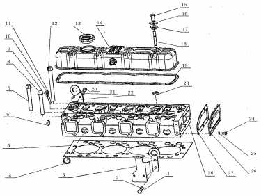 MOTOR LD 00 / LDG 00 CABEÇOTE 0 0 LD 00 LDG 00 0.00.00.00. Parafuso M 0 x X 0.00.0.00. Arruela Pressão A 0 X 0.00.00.00. Suporte de Içamento X 0.00.00.00. Tampão Ø X 0.00.0.00.0 Junta do Cabeçote X 0.