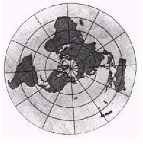 a) Projeção de Mercator, que mostra o mundo na perspectiva dos países ricos. b) Projeção de Peters, que mostra equivalência de poder entre todos os países do mundo.