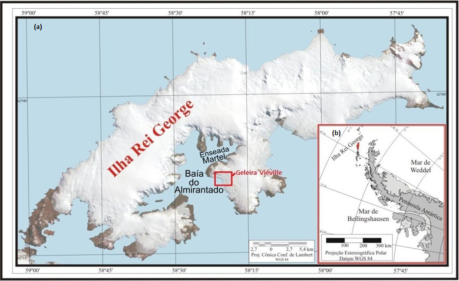 Pesquisas em Geociências, 42 (1): 61-71, jan./abr. 2015 refletem esse período quando a espessura do gelo atingiu aproximadamente 1.000 m. Entre 9.000 5.000 AP houve uma deglaciação (Mäusbacher et al.