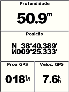 Visualizar informações Visualizar informações Utilize o ecrã Informação para aceder a informações acerca de indicadores do painel de instrumentos, marés, correntes, dados do utilizador e outras