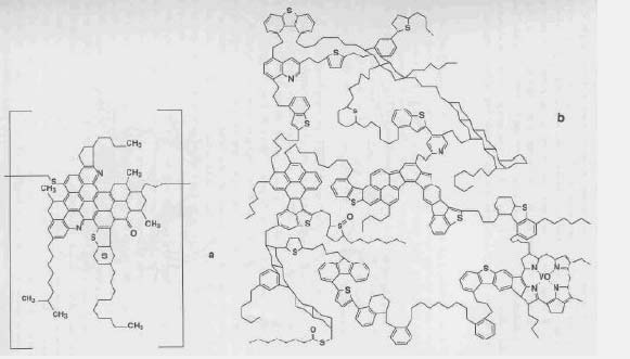 Estrutura molecular representativa para dois