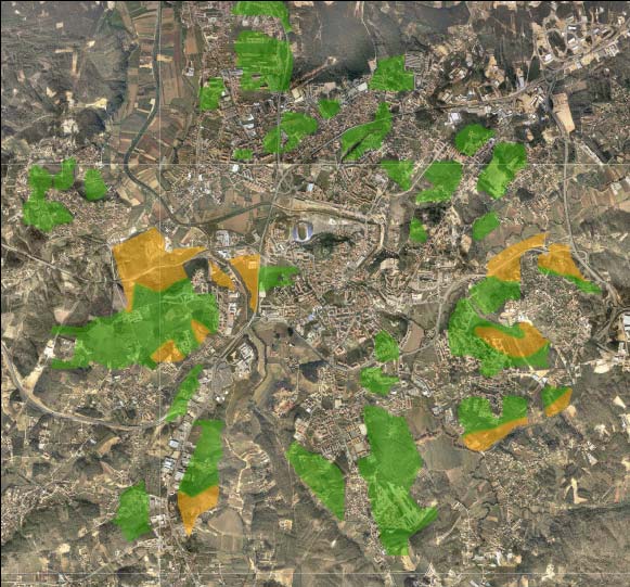 bém nas freguesias periurbanas Pousos, Parceiros, Marrazes.