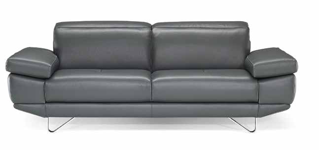 Seccional cm 225 x 258 x 72-96 in 89 x 101 x 28-38 Play Play é um sofá com design contemporâneo e reforçado por costuras espessas ao redor das