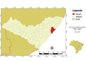 METODOLOGIA Os dados das variáveis meteorológicas ocorridos durante o ano de 2002 na cidade de Maceió, AL, foram fornecidos pela Estação Climatológica do Aeroporto Zumbi dos Palmares (ECAZP),