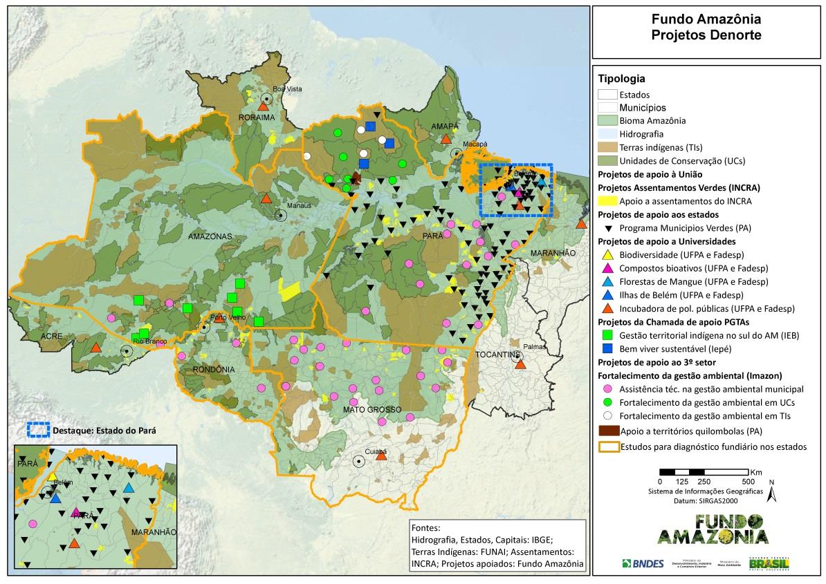 Fundo Amazônia no Escritório Norte Início da operação em Belém em setembro de 2015 Análise e acompanhamento de projetos Agenda institucional relacionada ao Fundo Amazônia e ao escritório Fomento e