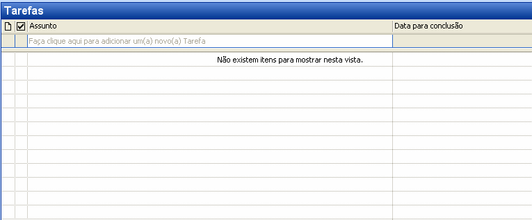 Tarefas Criar tarefas Tarefas Para criar uma nova tarefa, basta dar