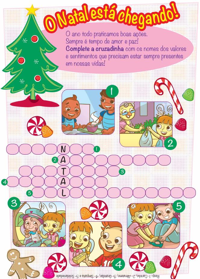 Estimule os alunos a participar da preparação do Natal em suas famílias, bem como a preparar a receita sugerida com os pais.