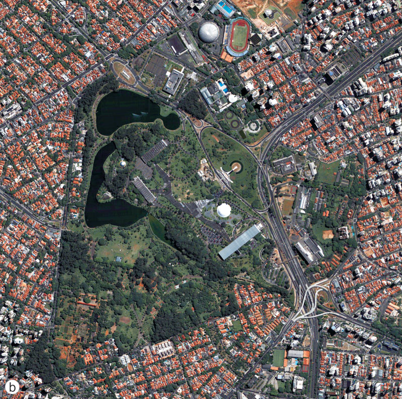 Imagem TM-Landsat São Paulo-SP Imagem do satélite QuickBird