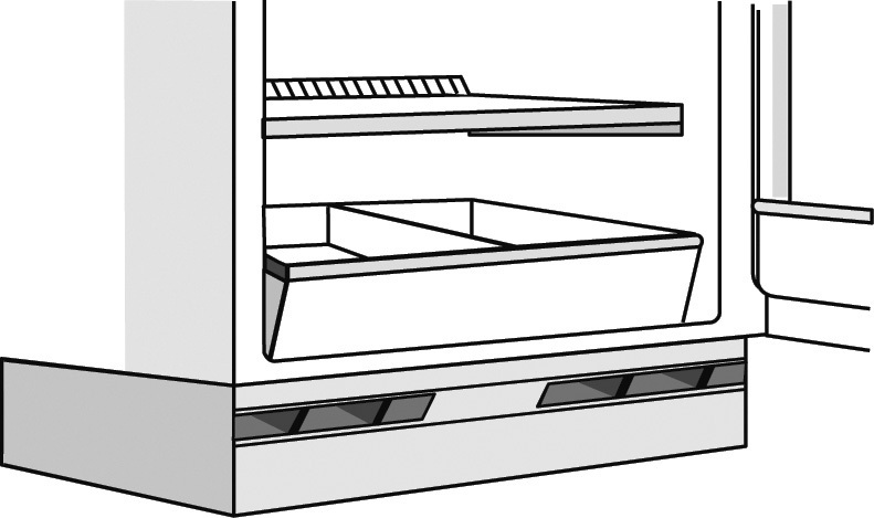 LIMPEZA E MANUTENÇÃO Limpe periodicamente as grelhas de ventilação e o condensador na parte traseira do aparelho com um aspirador ou com uma escova Limpe o móvel com um pano macio Ausências