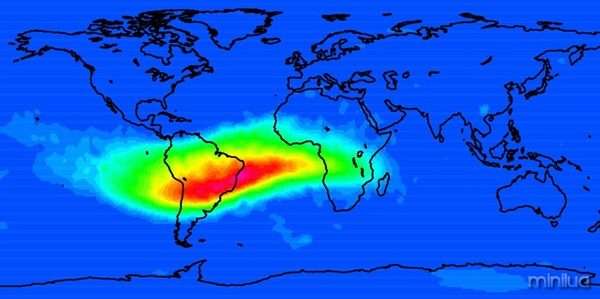 Figura 3 Anomalia Magnética do Atlântico Sul Fonte - http://minilua.