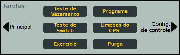 6270A Manual do operador Tabela 2. Tarefas 4 5 2 3 6 hwb03.eps Item 36 Indicador/Nome Função Teste de vazamento Abre um menu para configurar e fazer um teste de vazamento no sistema.