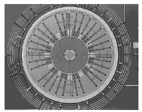 44 Figura 10 - Aspecto da estrutura interna de um giroscópio da família ADXRS.
