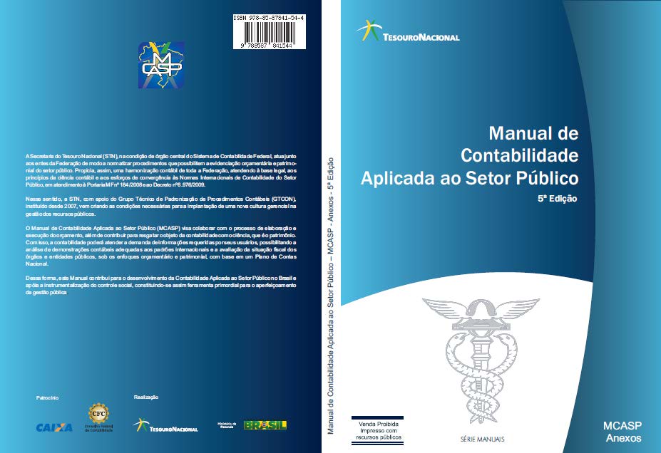 Manual de Contabilidade Aplicada ao Setor Público 5ª EDIÇÃO MCASP/STN Elaborada 2012 Válida 2013 VOLUMES: Parte Geral - Introdução MCASP Parte I Procedimentos Contábeis Orçamentários Parte II